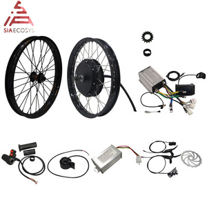 Motor Wheel Kit QS 205 V3TI 50H Electric High Power 10000W peak Spoke Hub Motor 3000W Bike Bicycle Kit