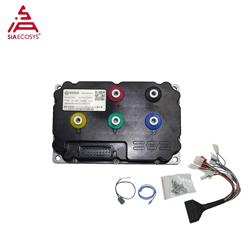 SIAECOSYS FARDRIVER ND72300 Electric Motorcycle Controller 300A BLDC Programmable for 3KW QSMOTOR