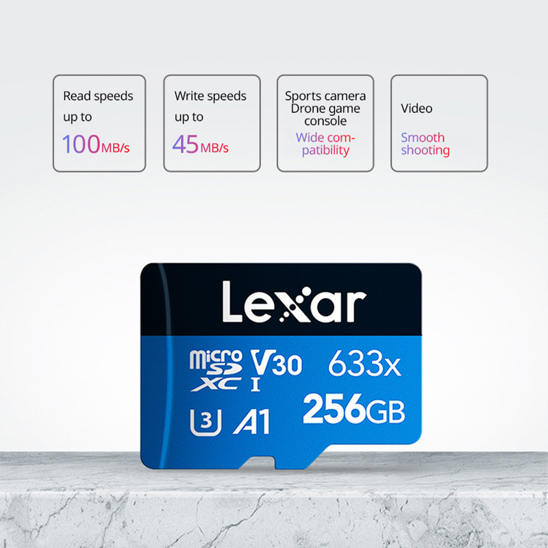 Lexar Micro Card  Camera Memory Card 32G 64G 128G Mobile Phone NM Card Electronics  Accessories