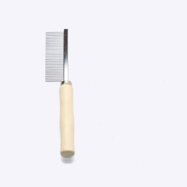 Wooden handle Pet Grooming Comb Dog Brush Pet Hair Grooming Stainless Steel Pin pet cleaning bathing