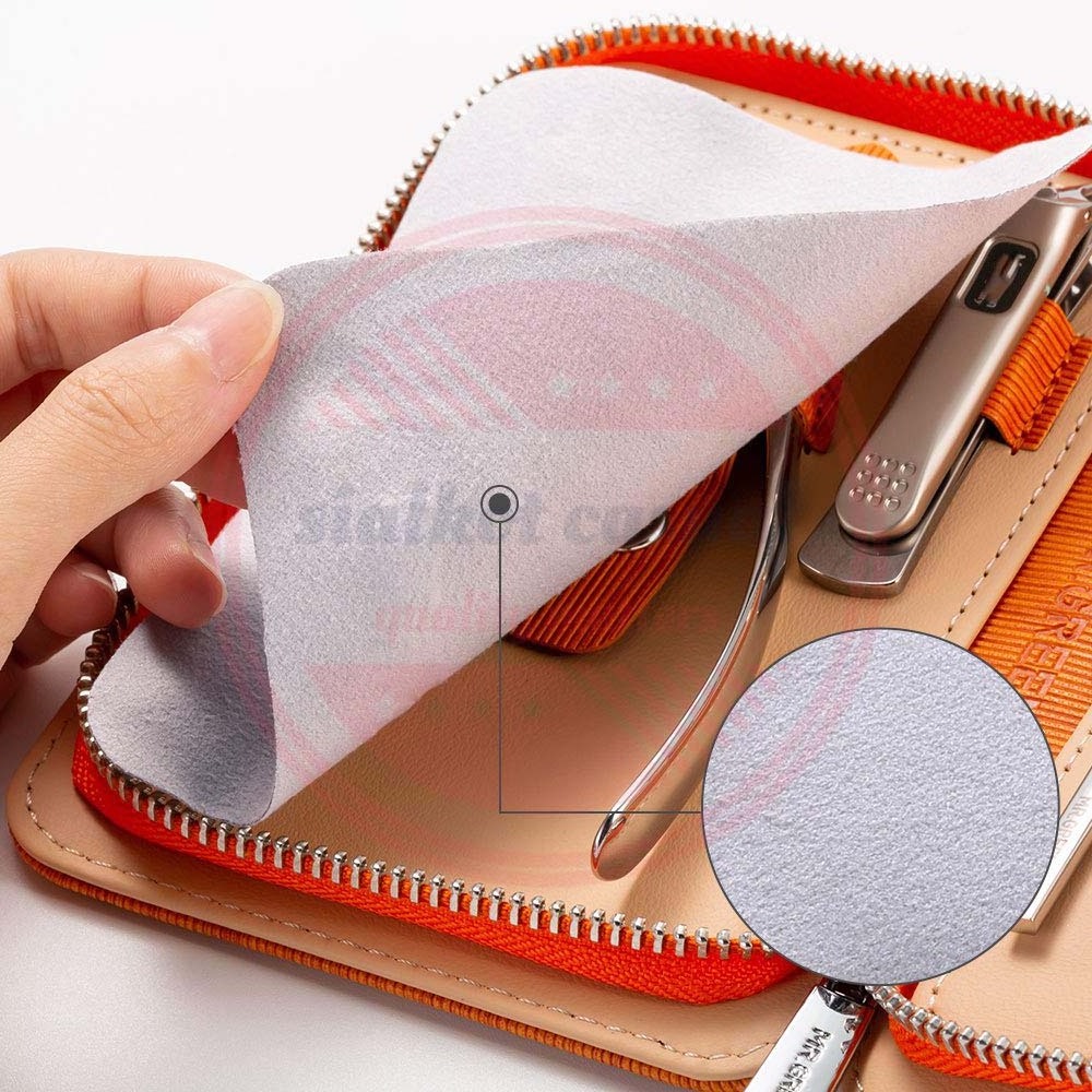 Manicure Set Pedicure Sets Cases\Leather Portable Travel Case for  Professional Stainless Steel 7 Pcs Nail Clipper Set