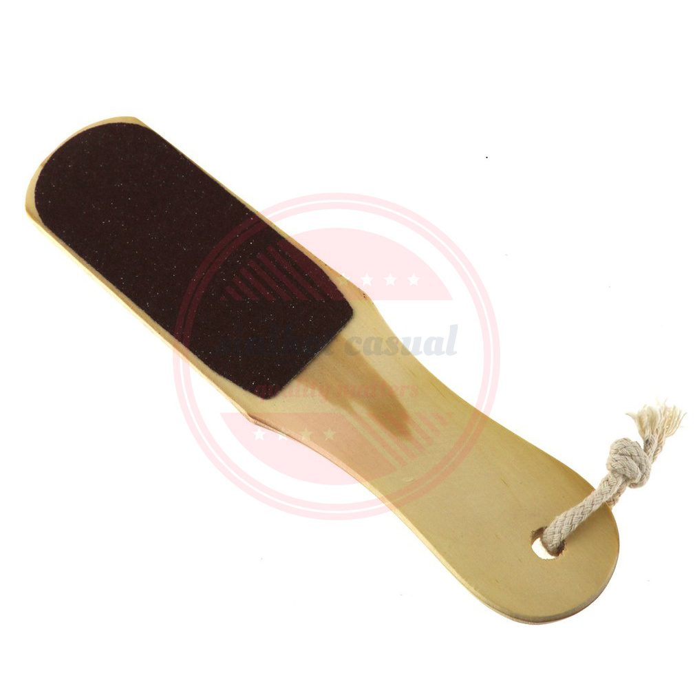 Foot File Feet Rasp Scrubber Professional Rasp Scrubber Double Sided Wooden Handle Feet File