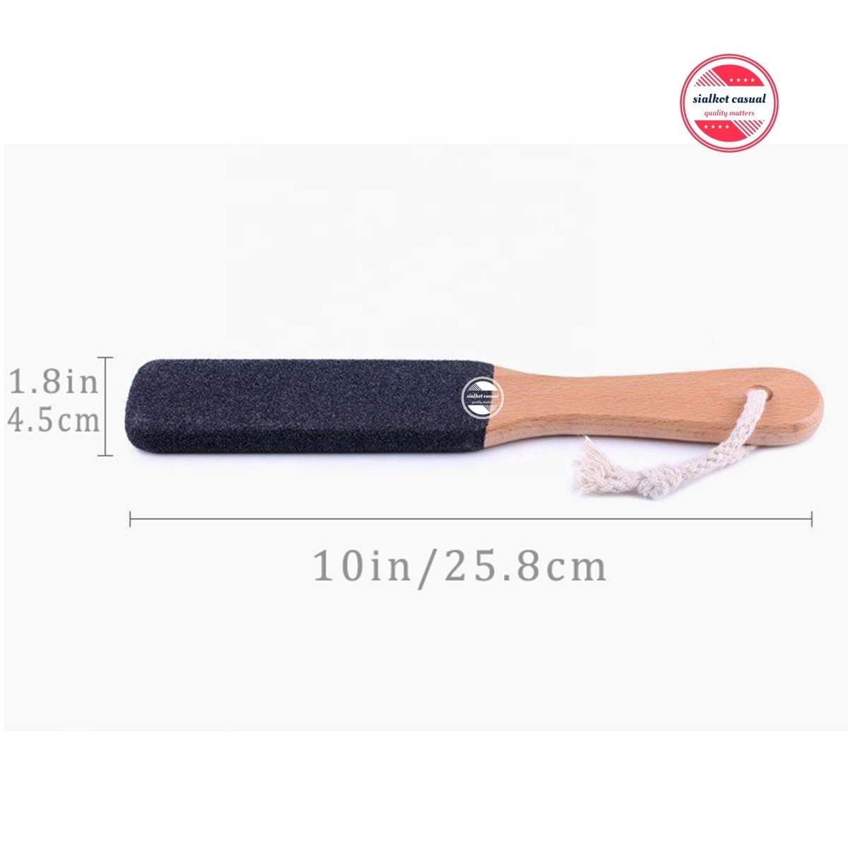 Foot File Callus Remover Foot Scrubber Professional Pedicure Foot Rasp Remover Wooden Handle