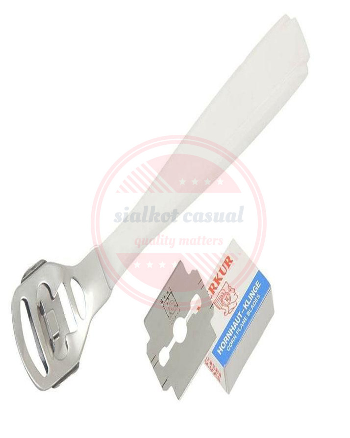 High Quality Foot Corn Cutter Callus Shaver | Stainless Steel Pedicure Rasp Remover Foot File Instruments Custom Logo