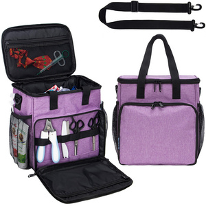 Professional Top Quality Dog and Cat Grooming Tools Daily Used Pet Grooming Bag with Pockets for Sale