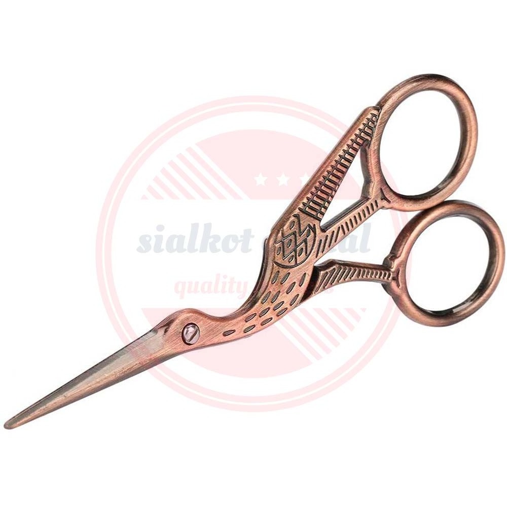 Professional Fancy Stainless Steel Embroidery Scissors\ Hot Selling Embroidery Household Scissors and Shears