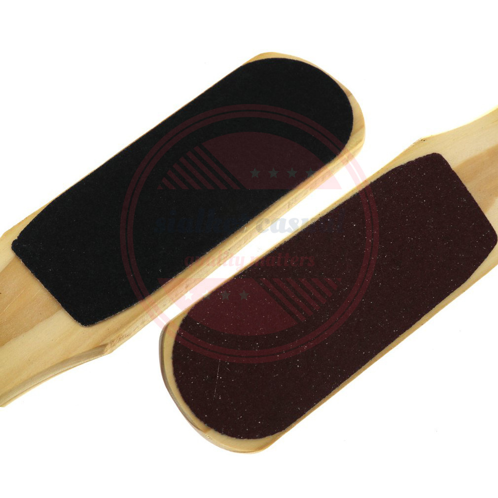 Foot File Feet Rasp Scrubber Professional Rasp Scrubber Double Sided Wooden Handle Feet File