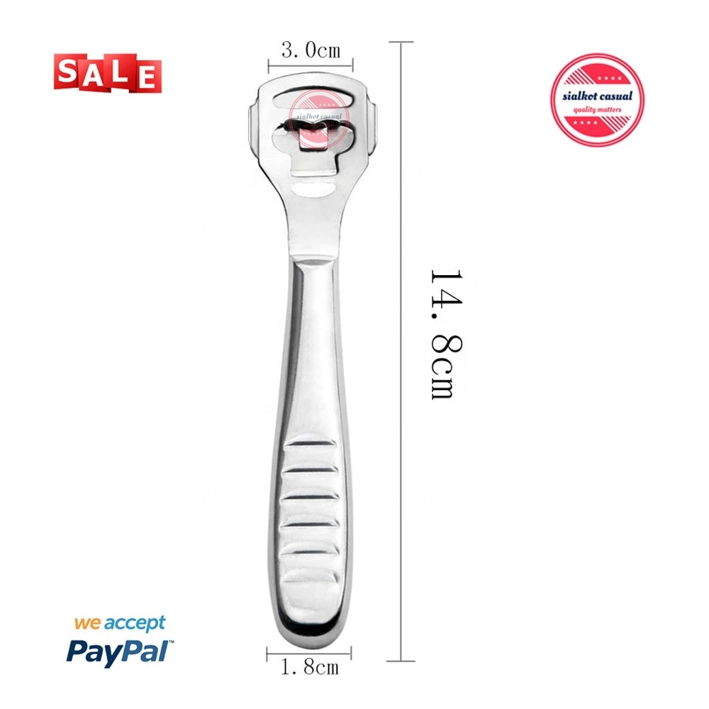 OEM Pedicure Rasp Corn Cutter Callus Remover  Foot File Private Label Stainless Steel Foot Shaver Custom