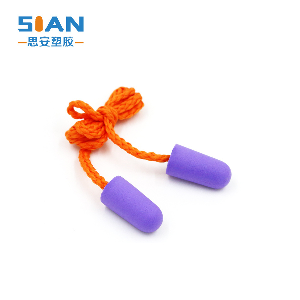 CE Cotton String Safety Ear Plugs With Holder