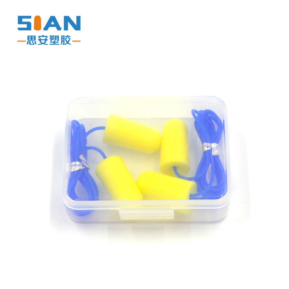 CE Cotton String Safety Ear Plugs With Holder