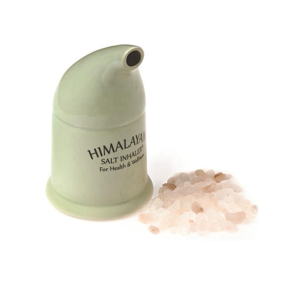 Himalayan Salt Chunks In Dark Pink Color With High Quality Inhaler For Asthma Patients-Sian Enterprises