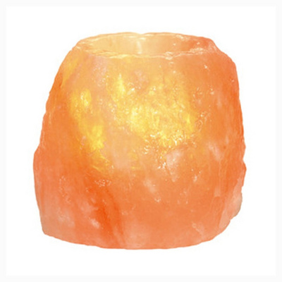 Best Dholki Shape Salt Candle Holed In White Color Himalayan Salt Candle Holder For Sale-Sian Enterprises