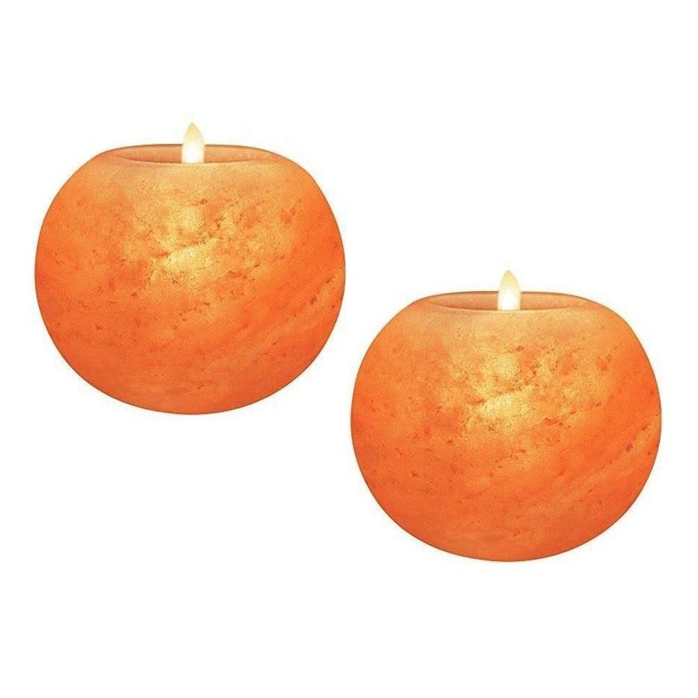 Cool High Quality Large Himalayan Salt Candle Holders Natural Salt-Sian Enterprises