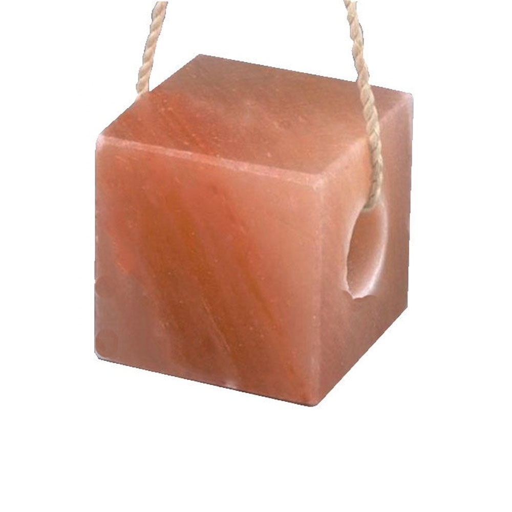 100% Food Grade Hot Selling Himalayan Rock Salt Animal Licks With Shrink Wrap And Single Rope