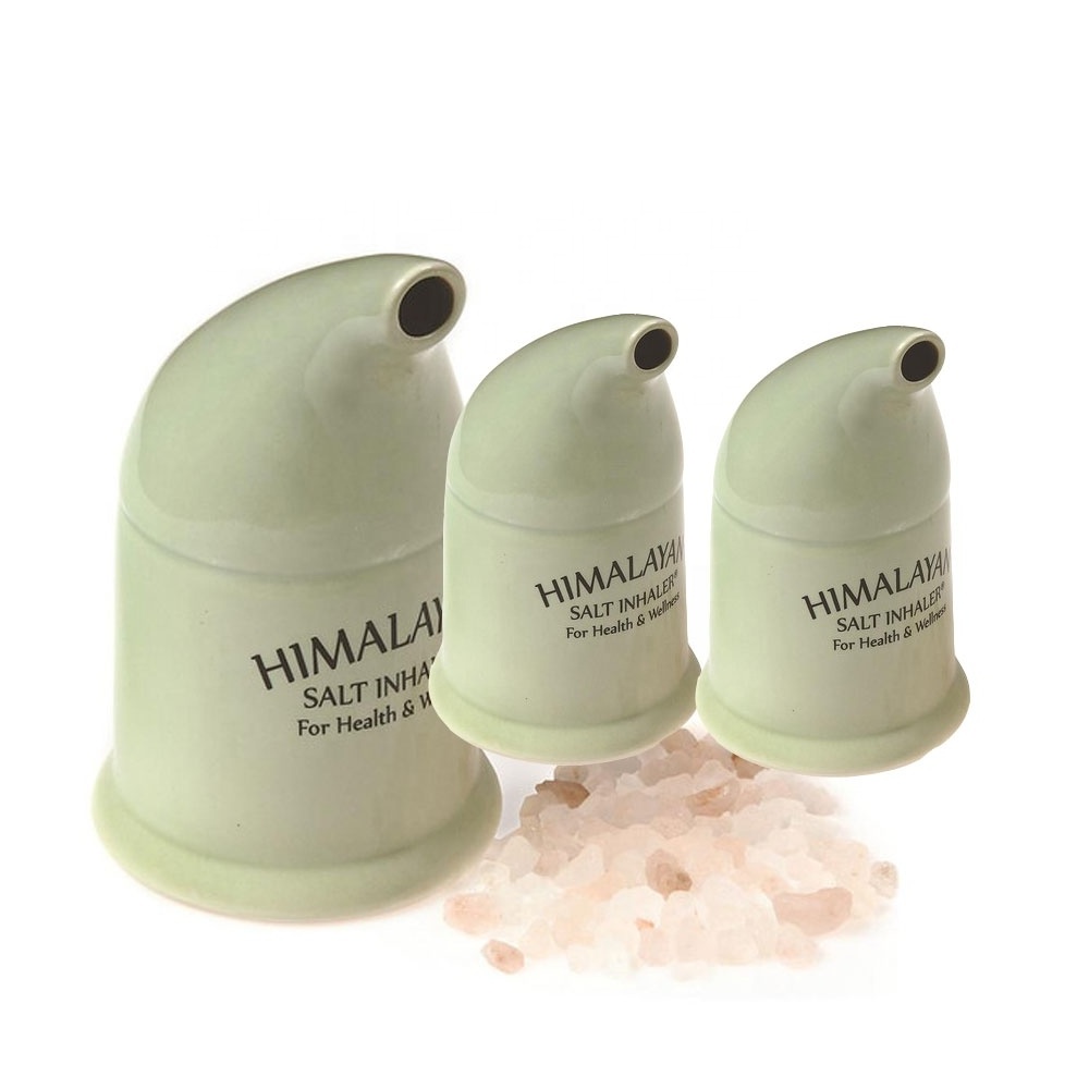 Himalayan Salt Chunks In Dark Pink Color With High Quality Inhaler For Asthma Patients-Sian Enterprises