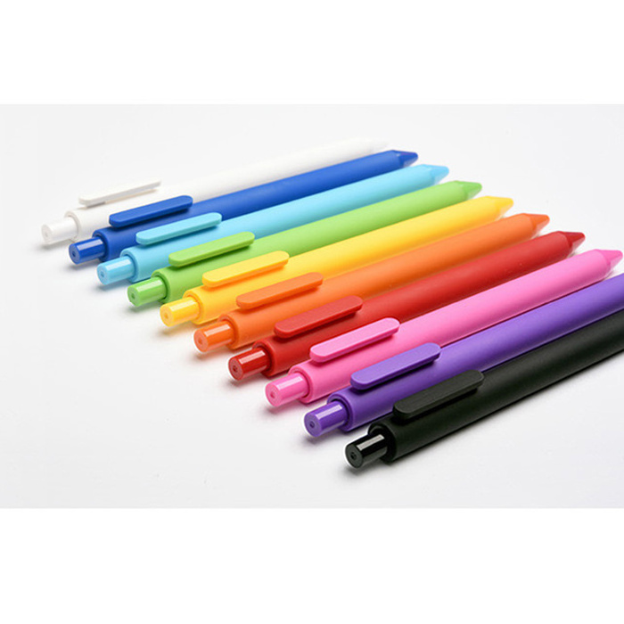 2023 Hot Selling Muti Colors Gel Ink Plastic Pen Set with Custom Logo Wholesale Gel Ink Ball Pen 20pcs/set