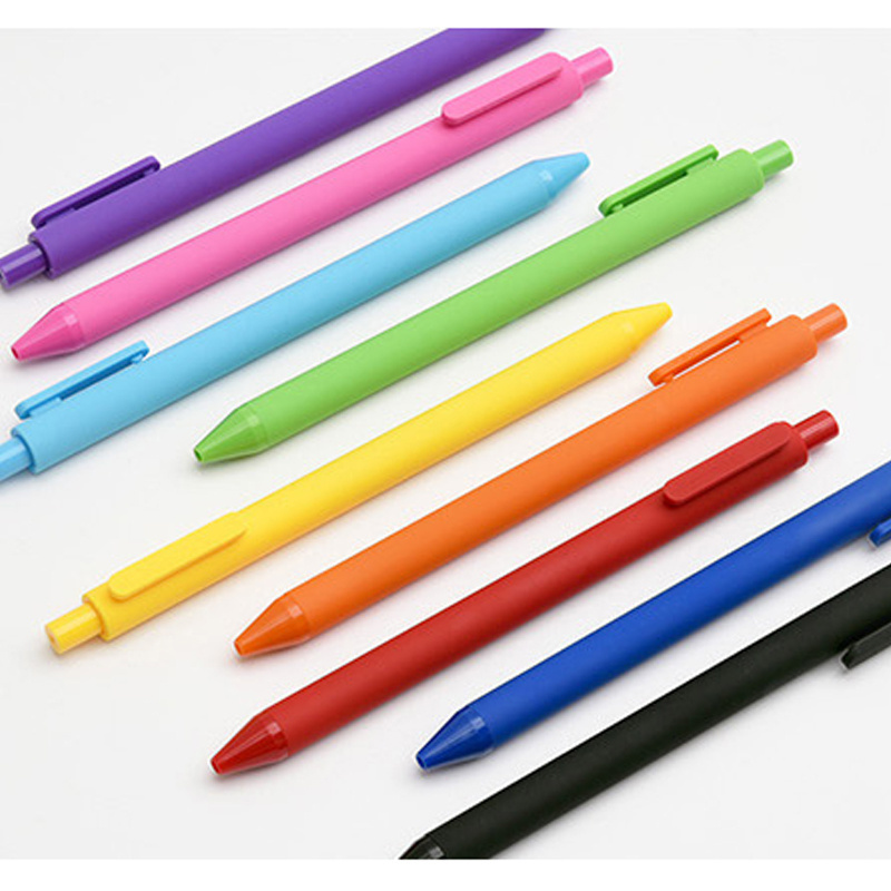 2023 Hot Selling Muti Colors Gel Ink Plastic Pen Set with Custom Logo Wholesale Gel Ink Ball Pen 20pcs/set