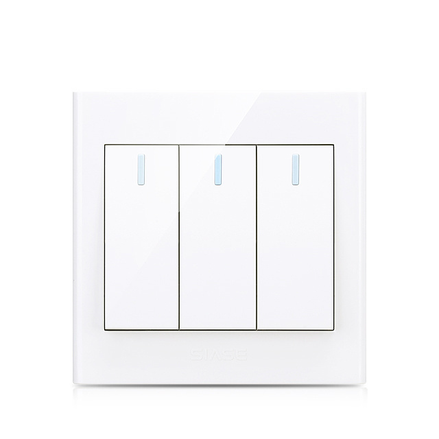 3 gang 2 way wall light switch 2 Way Switch with Indicator