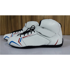 Custom Designs Sports Boots With Team Name Top Quality New Design Kart Racing Shoes Best Go Cart Racing Shoes