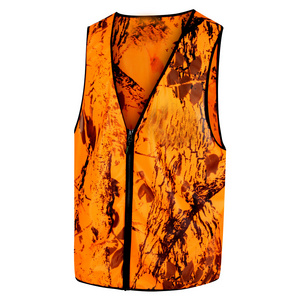 hunting Wear orange hunting vest Hunting gillet Clothing  Waterproof Winter Customize vest