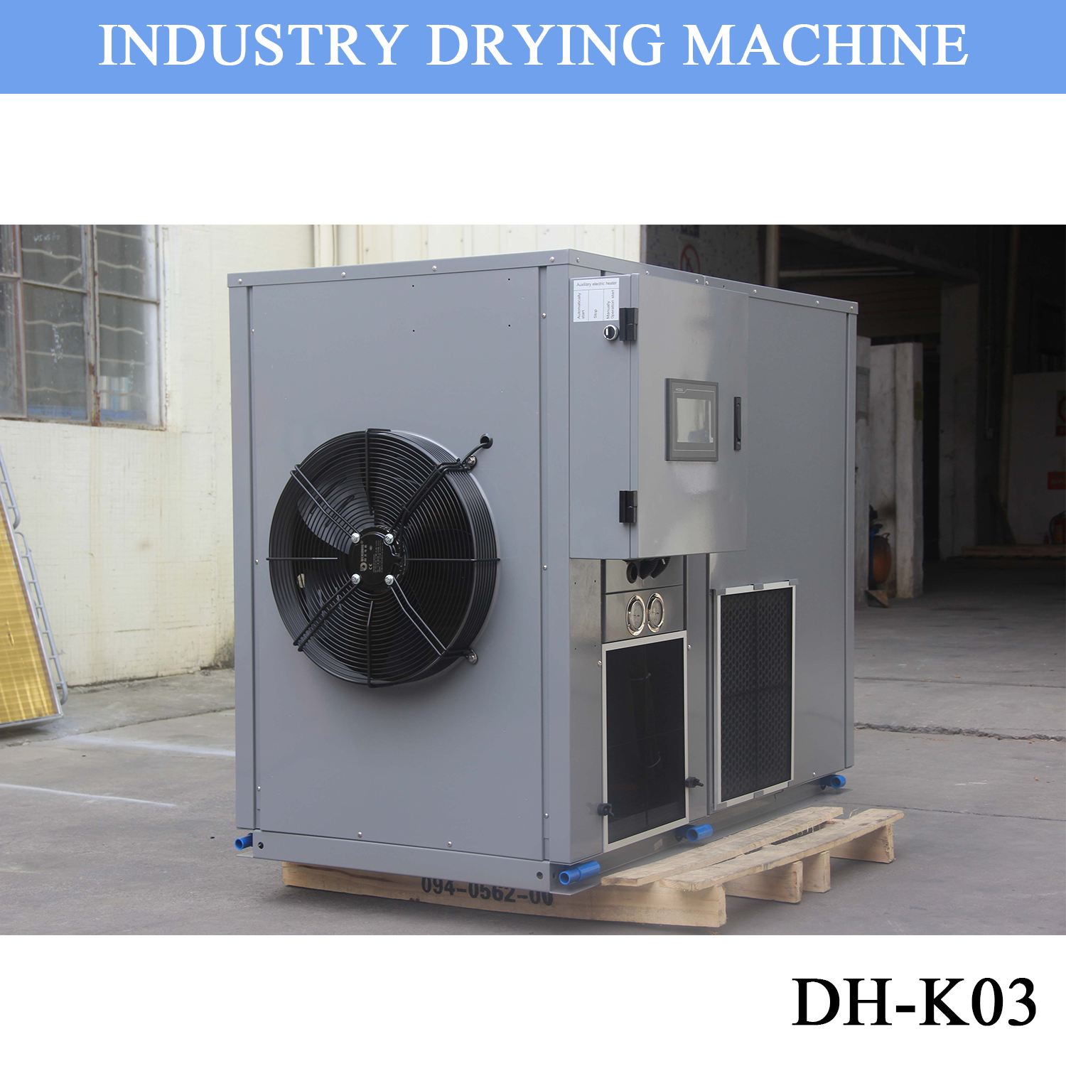 Seafood Dry Processing Factory Sea Cucumber Dryer Machine with 96 stainless steel trays