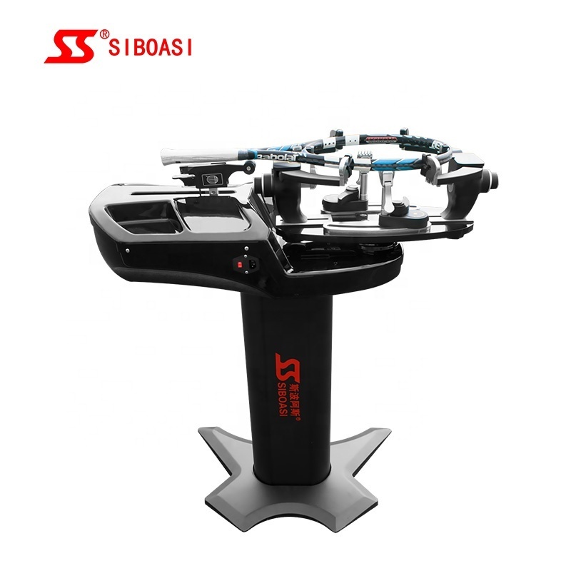 In stock siboasi racket stringing machine for tennis and badminton electronic stringing machine parts for sale malaysia