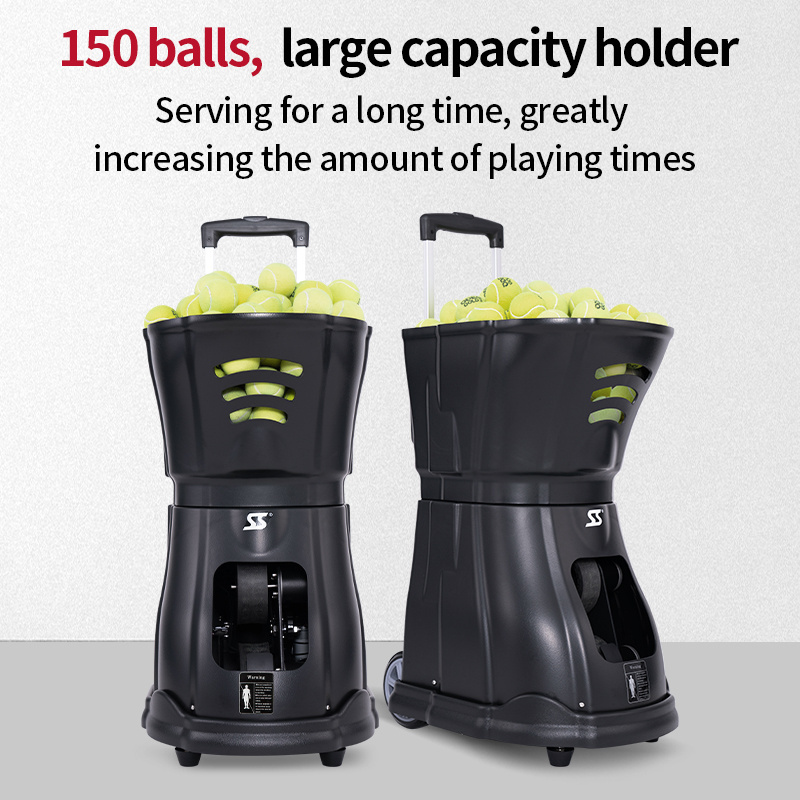 Hot Sales Portable Automatic Tennis Ball throwing Machine Intelligent Ball Feeder T2201A