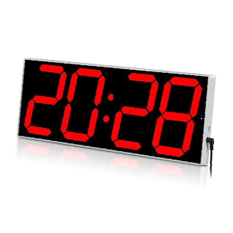 Android POE Wall Mounted WIFI 6 Inch LED Wall Clock With Countdown