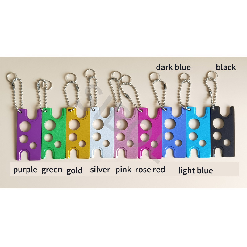 Low MOQ Custom Glass  Roll On Bottles Essential Oil Metal  Bottle Opener Keychain doterra