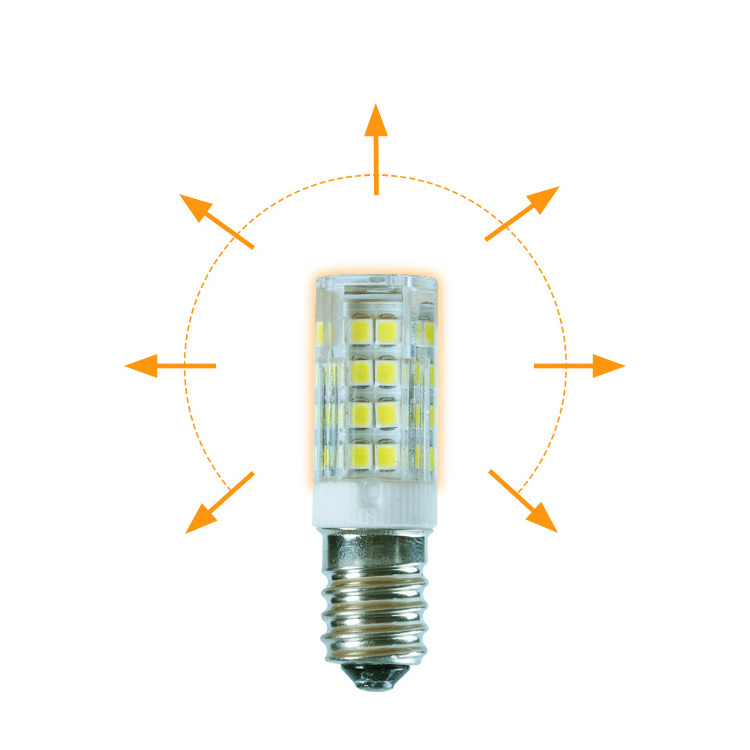 220V Crystal LED Light Bulb E14 51LED 2835 5W 380-420LM