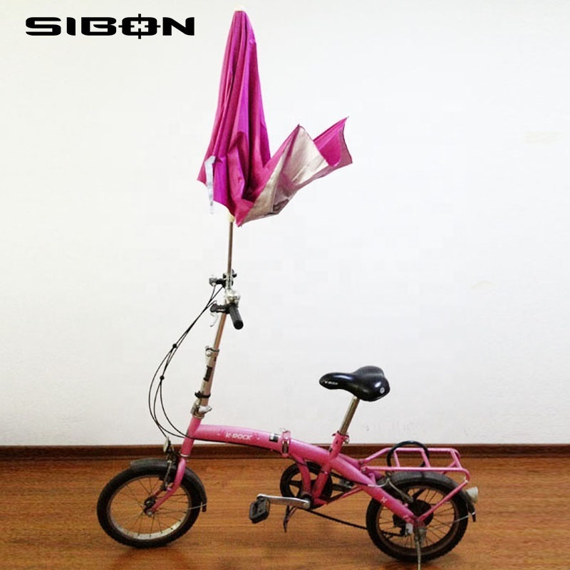 SIBON B0830101 waterproof and sunshade China manufacturer rain or sun adjustalbe bike umbrella