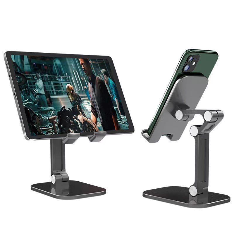 Foldable Lazy Smart Desk Cell Phone Holder For iPad Tablet Mobile Aluminum Alloy Desktop Phone Stand