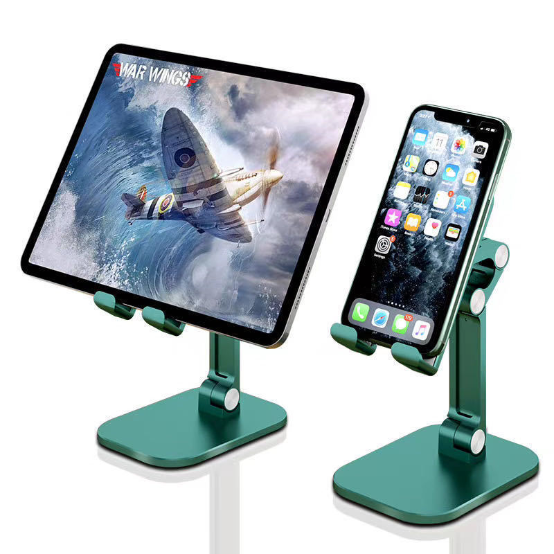 Foldable Lazy Smart Desk Cell Phone Holder For iPad Tablet Mobile Aluminum Alloy Desktop Phone Stand