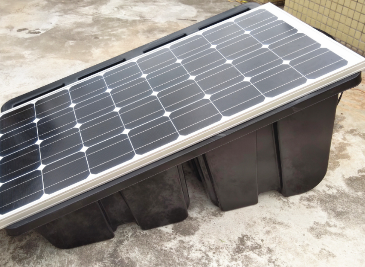 HDPE Ballast Solar Panel Flat Roof Mounting Bracket HDPE Plastic Solar Ballast Roof Mount