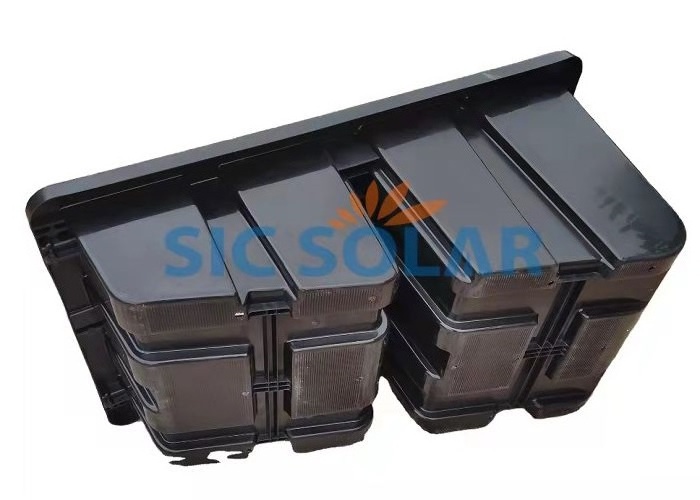 Ground Solar Bracket HDPE Ballast Flat Roof Mount Solar Panel Roof Ballast Mounting