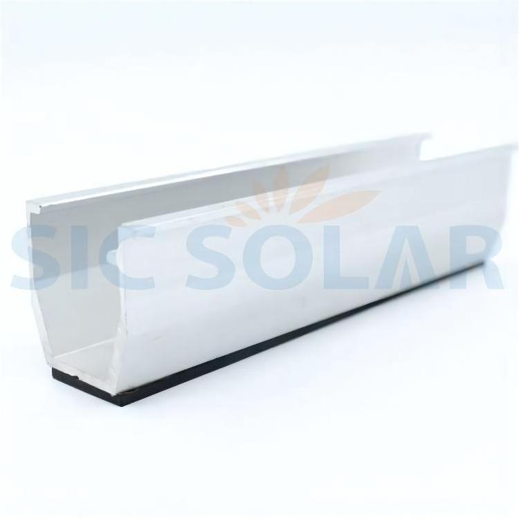 Factory Direct sale 30*30 aluminum solar panel mounting bracket metal roof mini rail