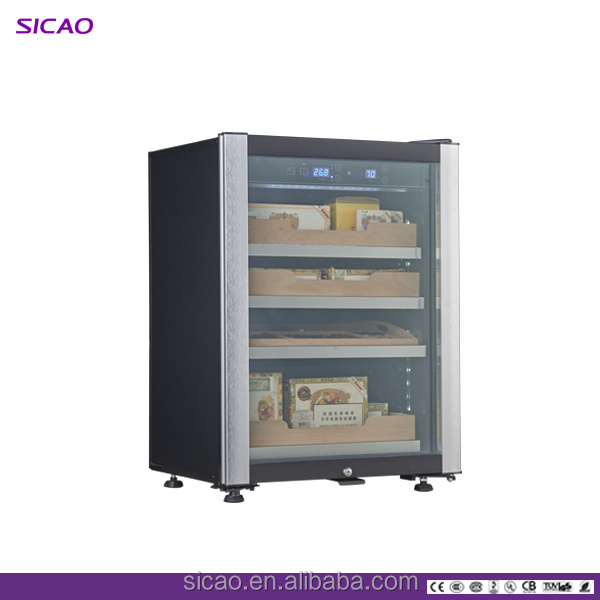 Hold 700-1000 cigars/ SICAO hot selling Cigar Cooler with constant humidity control and temperature function humidor