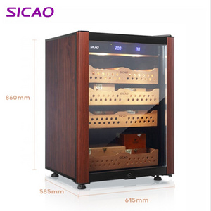 Hold 700-1000 cigars/ SICAO hot selling Cigar Cooler with constant humidity control and temperature function humidor