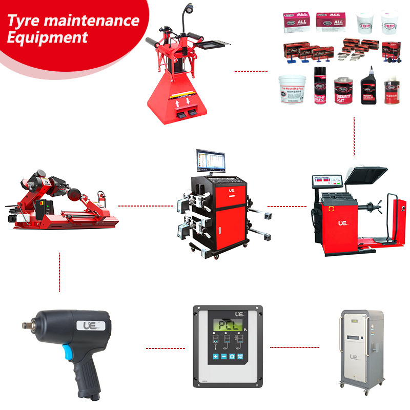 ue-0568 Truck tyre changer Truck tire picking machine full automatic universal truck tyre changer 14-26