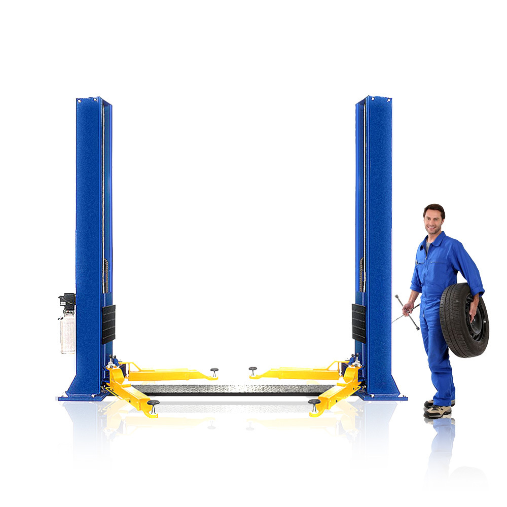 UE-2P4T auto hydraulic two 2 Post car lifts 3ton  for home garage used 2 post base plate car lift for sale price