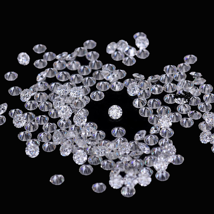 1.25-1.8Mm Melee Moissanite Price Per Carat DEF VVS Excellent Polished Lab Created Round Diamonds White Mini Moissanite