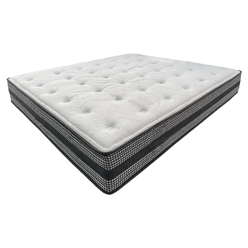 12 inch plush top Gel Memory Foam Customized firm Mattress King Koil Roll Up Box Spring Mattress