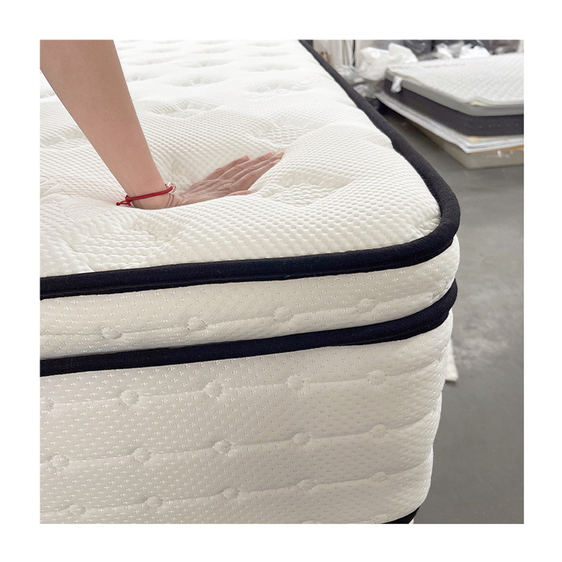 Custom Size orthopedic mattress roll box pocket spring with tencel fabric multi-layer sleep care mattresses wholesale