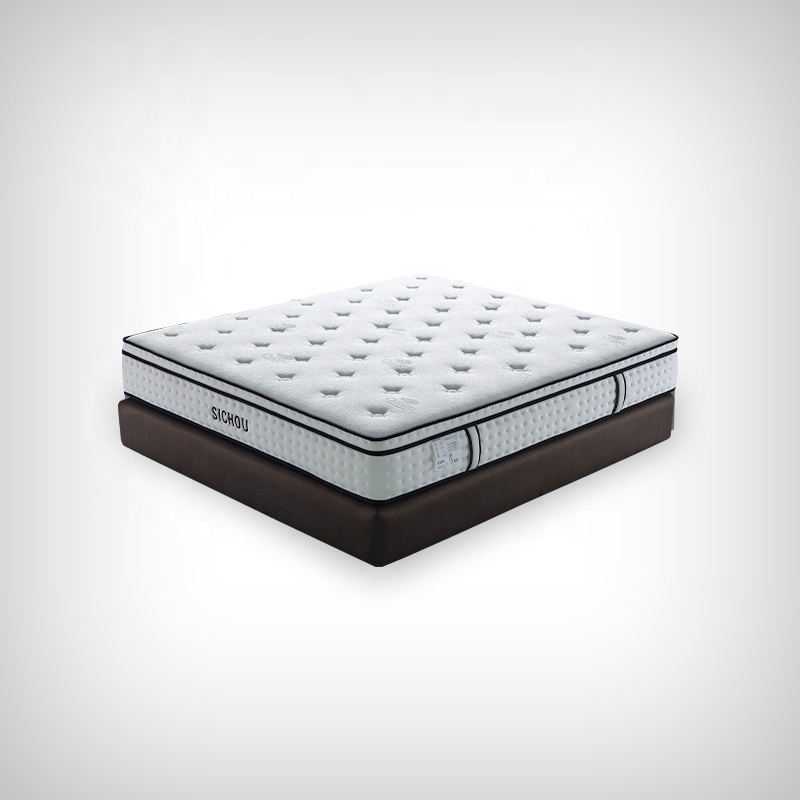 Good Rebound Foam Mattress Featuring in Pocket Spring Mattress Mattress Bed Home Furniture Hotel Furniture 5 PCS Minimalist OEM