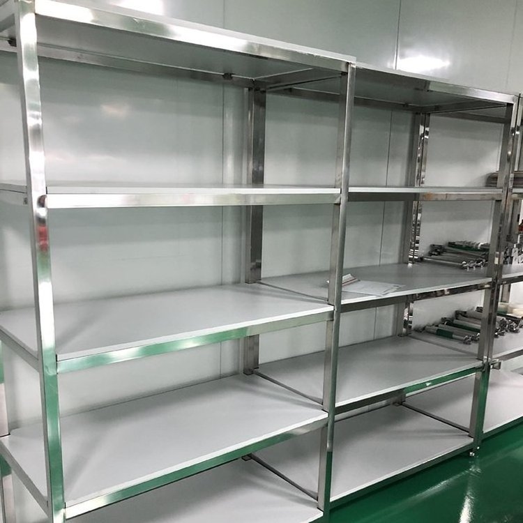 Heavy Duty Metal Storage Shelving Metal 304 adjustable Stainless Steel Boltless Stacking Storage Racks for Warehouse Display