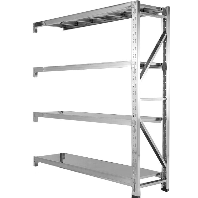 high quality 201 Heavy Duty Metal Storage Shelving Metal 304 adjustable Stainless Steel Boltless Stacking Storage Racks