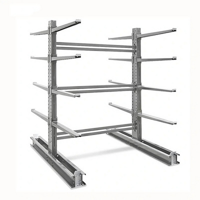 Factory PVC Pipe Timber Rack Heavy Duty Cantilever Shelf Pallet Racking System Selective Steel Warehouse Tube Shelves