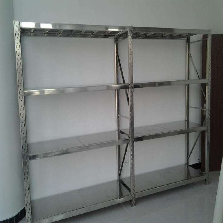 high quality 201 Heavy Duty Metal Storage Shelving Metal 304 adjustable Stainless Steel Boltless Stacking Storage Racks