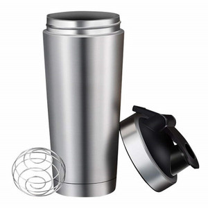 Big capacity Shaker Bottle 25oz Stainless Steel Bottle Protein Water Bottle Insulated Shaker