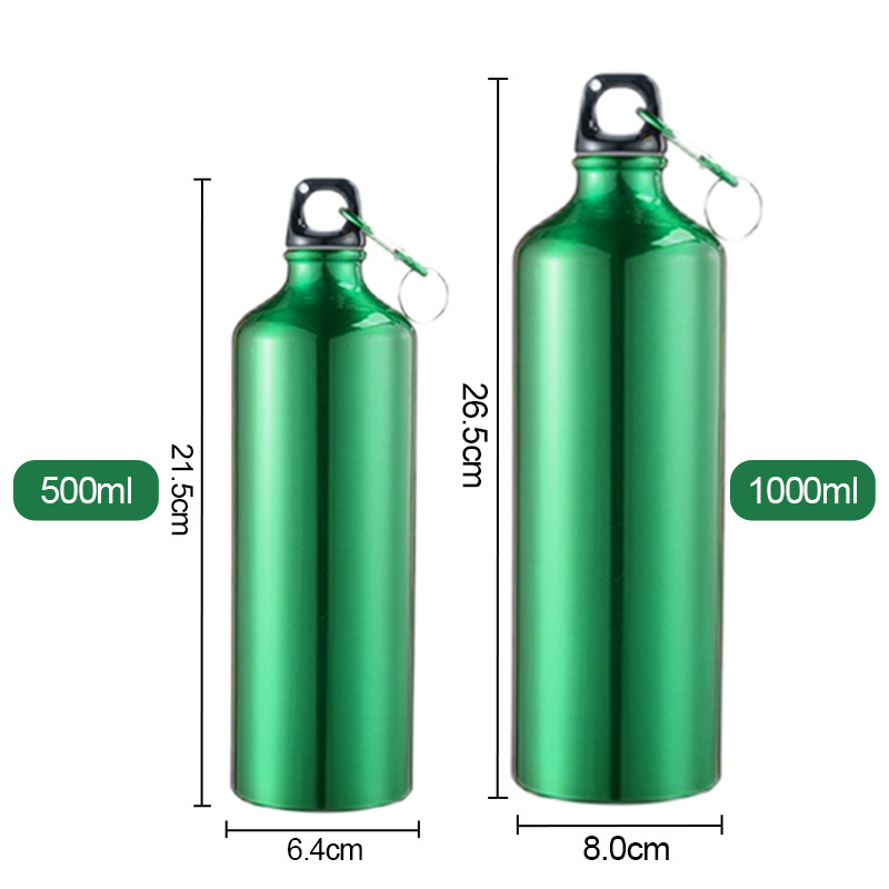 wholesale 350ml 500ml 750ml 1000ml Promotional Camping Best High Quality Hiking Running Aluminum Water Bottle